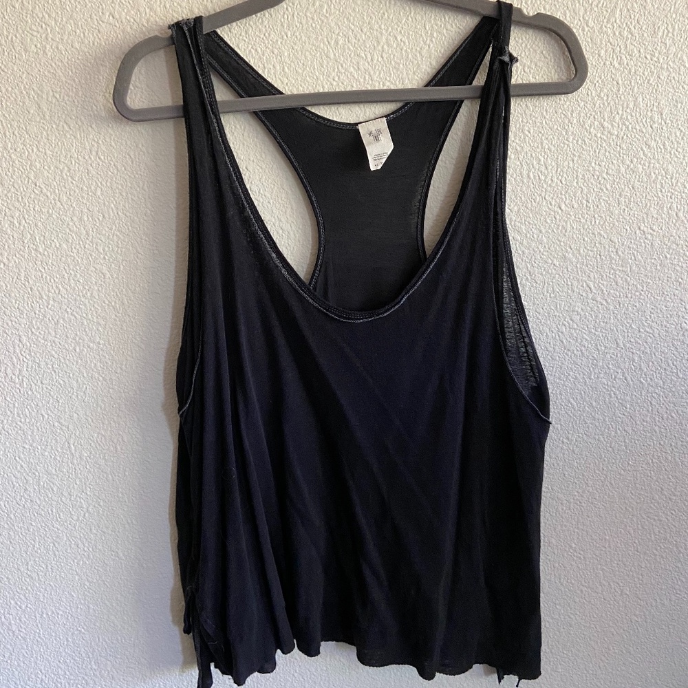 We The Free Breezy Black Tank Top